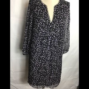 Diane von furstenburg silk tunic dress size 6